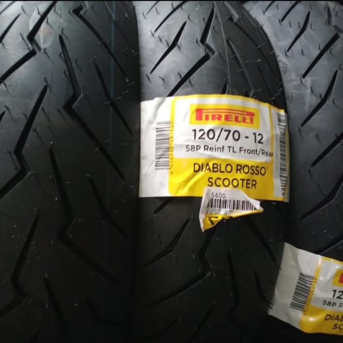 Ban Pirelli Diablo Rosso Scooter 120/70 R12 #Gratisongkir #Sale #Discount