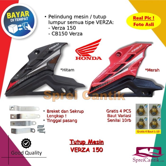 Tutup Mesin Honda Verza 150 / Cb150 Verza - Cover Engine Lumpur #Gratisongkir #Sale #Discount