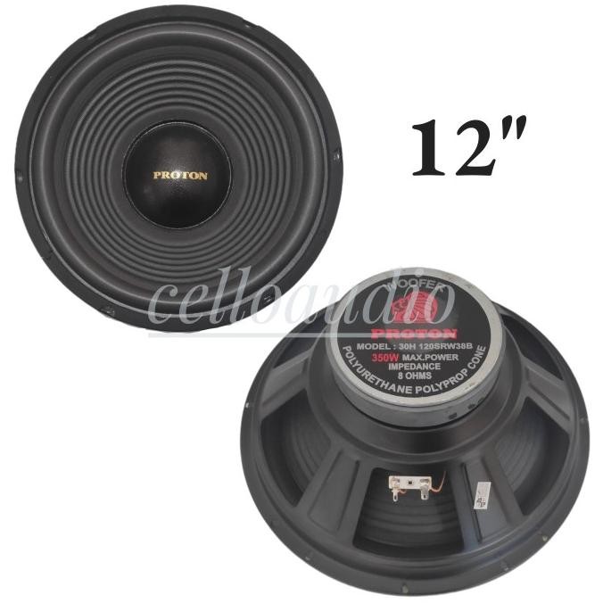 Woofer 12" Proton H120 SRW 38B Komponen Speaker Woofer 12 Inch Proton Terlaris