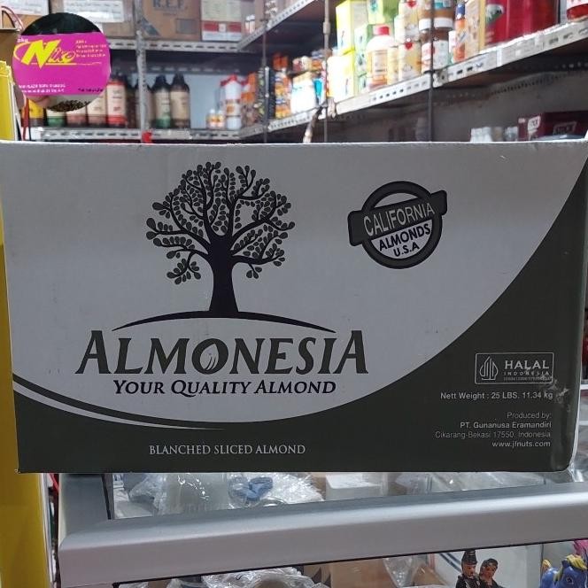 

almonesia almond slice 250gram khusus grab dan gojek termurah