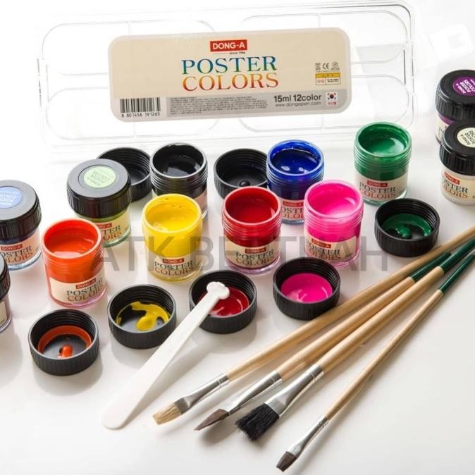 

SET 12 POSTER COLORS DONG A CAT POSTER