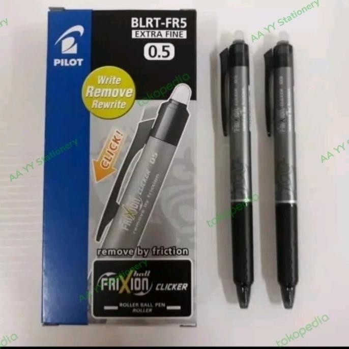 

Produk Baru!! pulpen pilot frixion 0,5/0,7 hitam/biru bisa di hapus