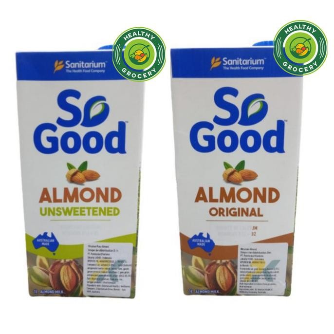 

sanitarium so good almond milk 1liter original / unsweeten termurah