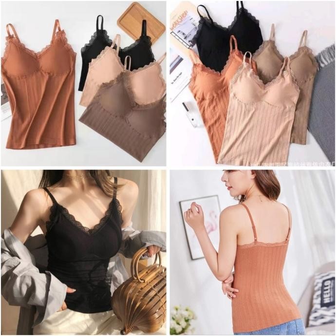 BRA TANKTOP WANITA/PAKAIAN DALAM WANITA/BRA RENDA TANKTOP WANITA