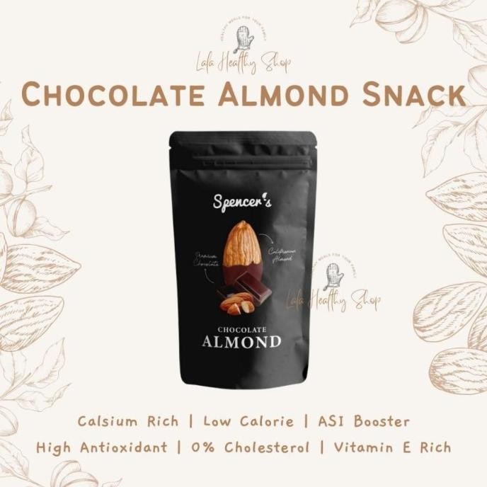 

spencer's chocolate almond snack (40gr) spencers healthy snack termurah