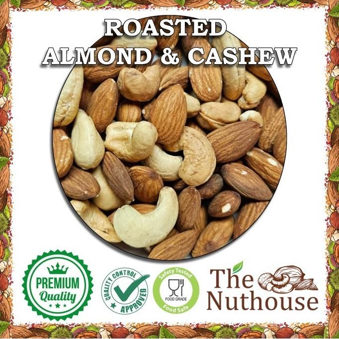 

250gr roasted almond & cashew nut mix / kacang almond & mede panggang termurah