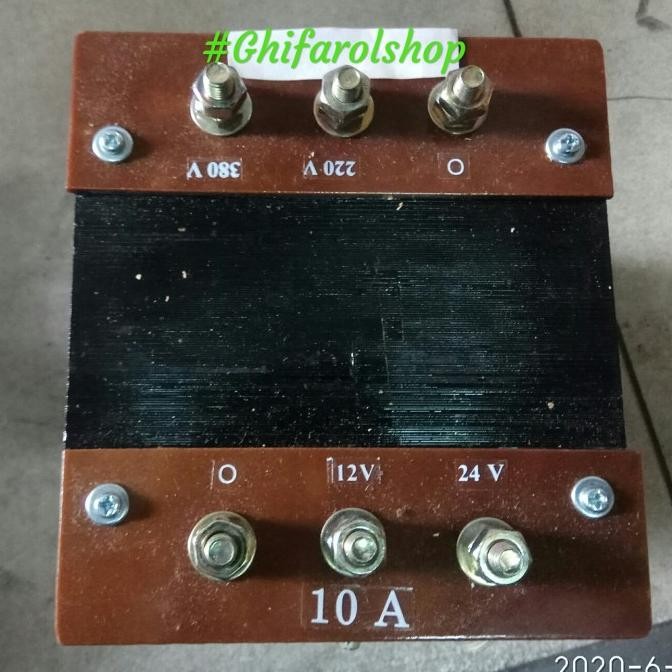 TRAVO STEP UP & DOWN 10 A 380/220 - 12/24 ORIGINAL DAN TERPERCAYA