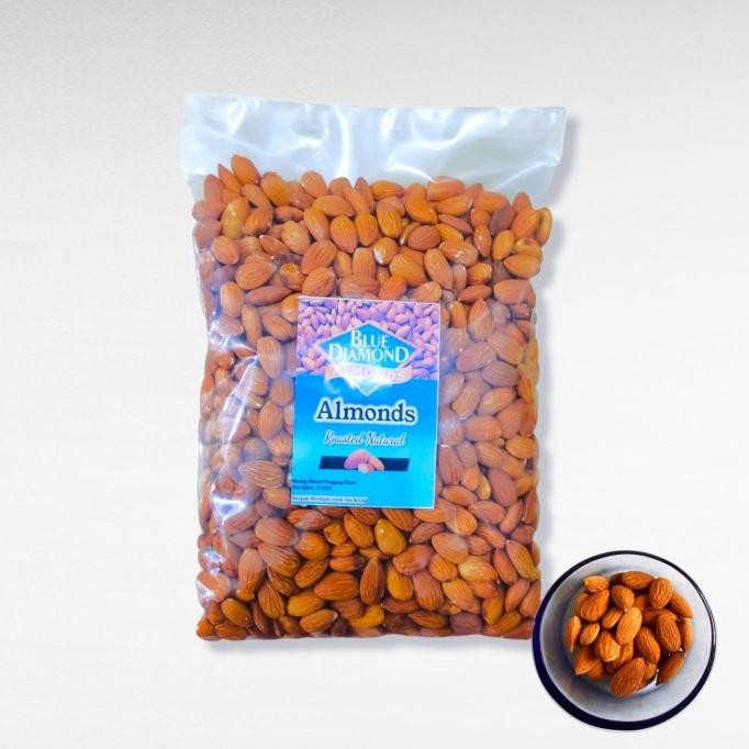 

kacang almond kupas panggang 500gr termurah