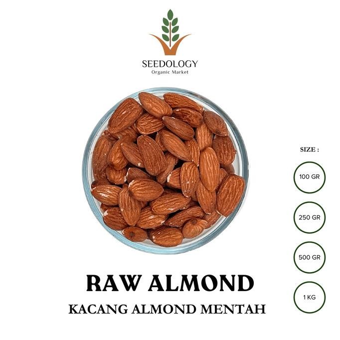

raw almond 1kg - kacang almond mentah termurah