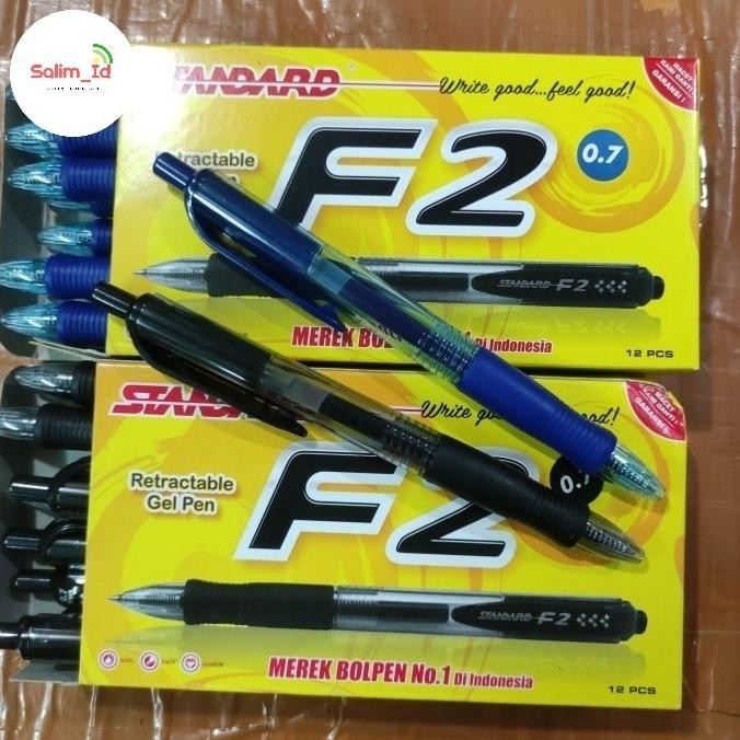 

Pulpen Standard F2 0.7 1 Lusin Stok Terbatas