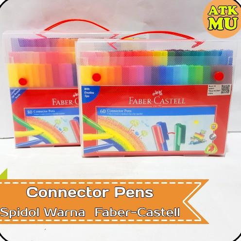 

Connector Pen Faber Castell 60 & 80 Color / Spidol Warna Faber Castell