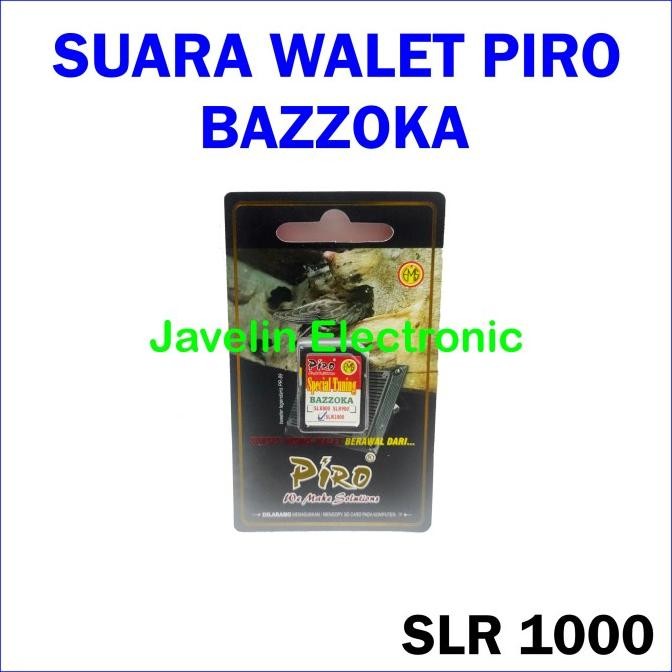 Suara Walet Bazzoka Piro Panggil / Calling Original Memory Card Terlaris