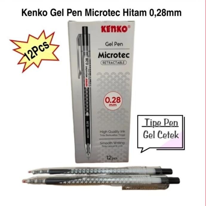 

Produk Baru!! Pulpen Kenko Gel Pen Microtec 0.28mm