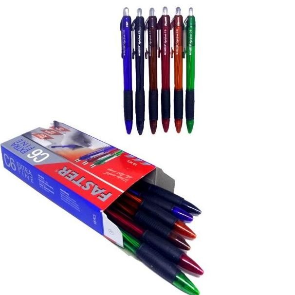 

Produk Baru!! Termurah !! Pulpen Faster C6 per Box Lusin