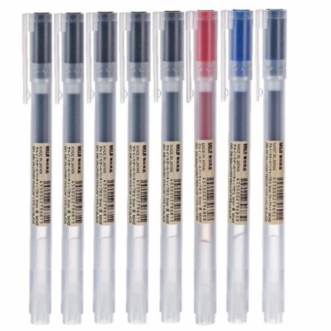 

Produk Baru!! Muji - Gel Ink Bolpoint Pen Cap Type 0.38mm || Pulpen