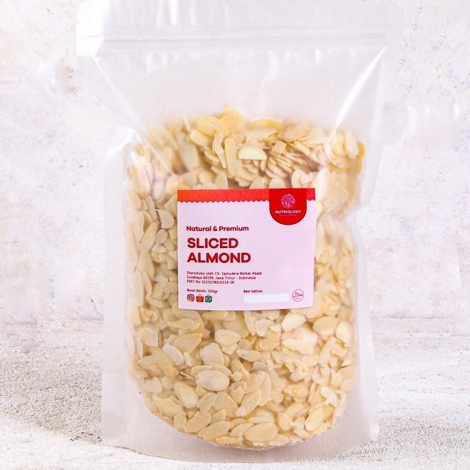 

almond slice / almond iris mentah 500 gram - natural & premium termurah