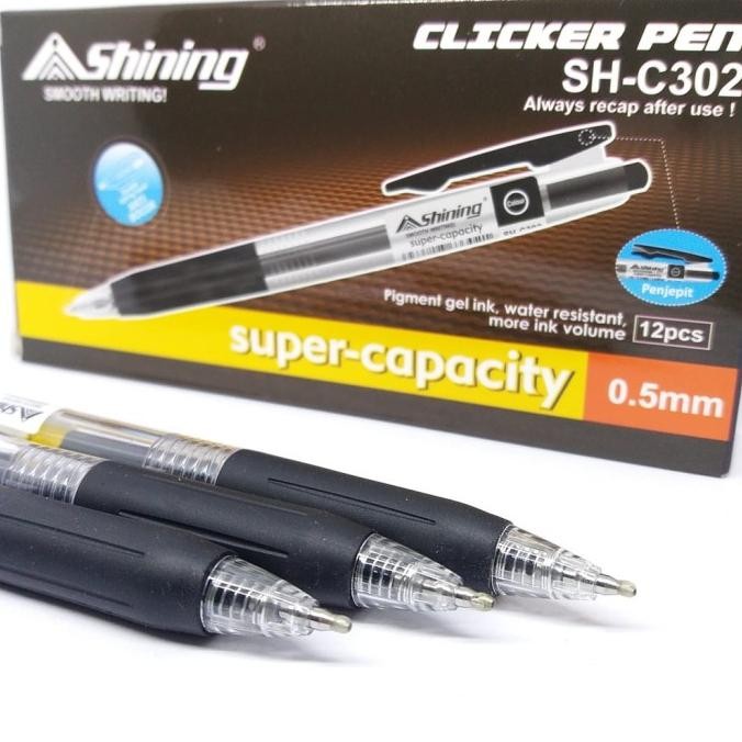 

Produk Baru!! PULPEN Shining Clicker Gel Ink Pen SHC-302