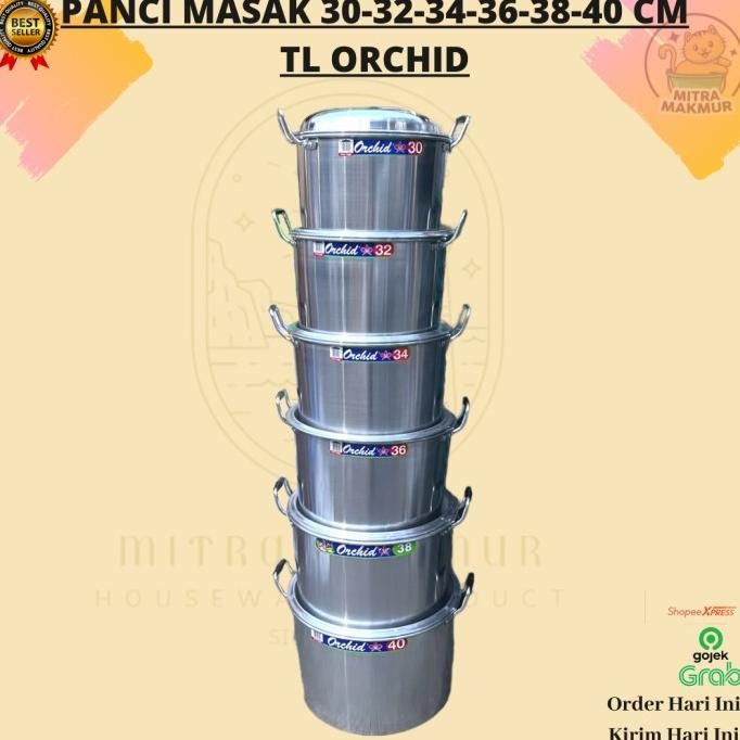 Siap Kirim Orchid - Tl / Panci Tinggi Orchid / Panci Masak Orchid No 26-28-30-32