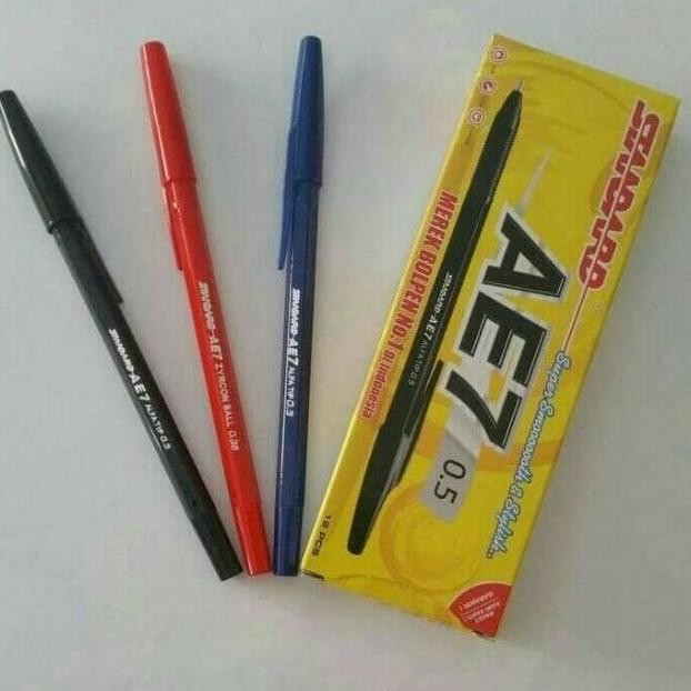 

Produk Baru!! Pulpen Standard AE7 05 Hitam - 1 Lusin / 12 Pcs