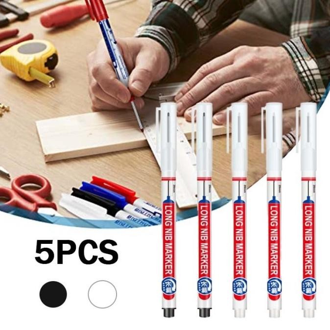 

Produk Baru!! 5pcs Spidol Marker Warna 20mm Penanda Kepala Panjang Pulpen Spidol Kepala Panjang Nib Marker Utk Besi/Kayu/Dinding Semen