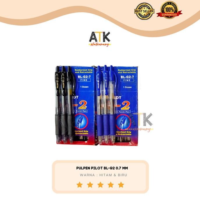 

Pulpen Pilot G2 Gel Bl G-2 , Pen Pilot Gel 0.5 Atk Stok Terbatas