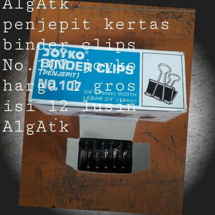 

sale! joyko. binder clips. penjepit kertas no.107.