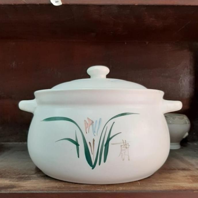 Siap Kirim panci keramik masak herbal kangshu 3000 ml sapo ceper opor bubur