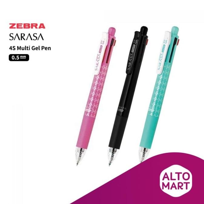 

Zebra Sarasa 4S MultiGelPen0.5Mm Pulpen Pensil Multi Ballpoint 4 Stok Terbatas