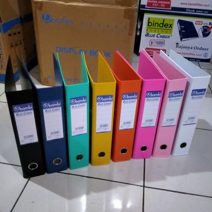 

Ordner Bambi Folio/Foolscap 75mm Blue Cyber 1010 (LAF/Lever Arch File)