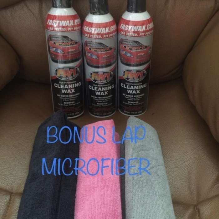 Ready Fastwax FW1 Cleaning Wax Car/Motorcycle