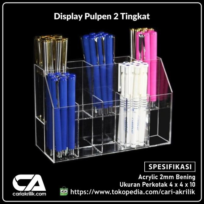 

Produk Baru!! tempat pulpen akrilik kantor / rack pulpen / display pulpen