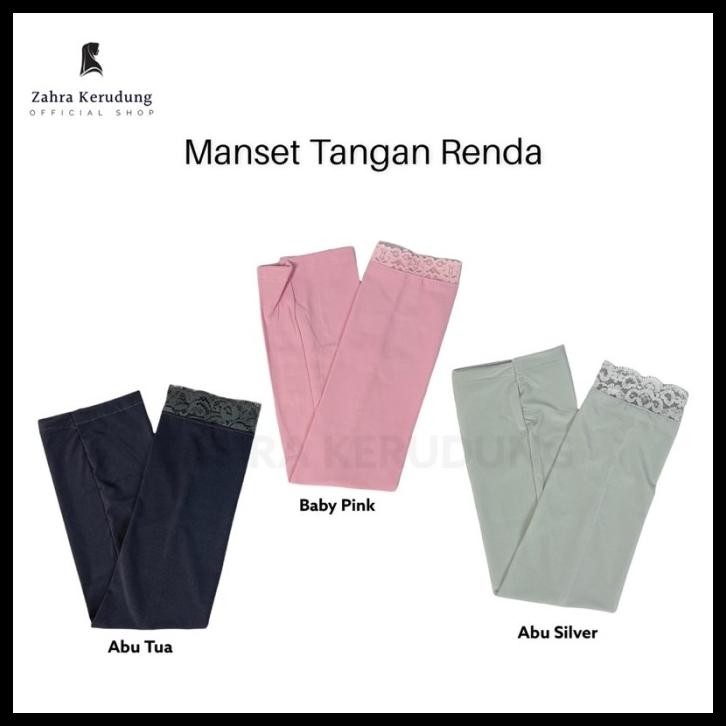 Premium Manset Tangan Renda Manset Lengan Muslim Wanita Hijab Best Seller
