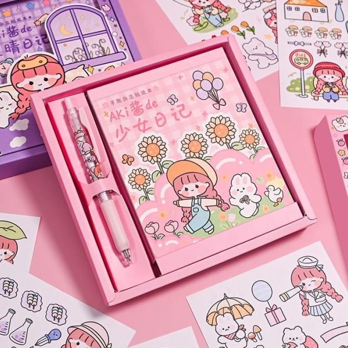 

Produk Baru!! Stiker 1 Set Box Import Premium 50 Lembar + Pulpen Cutter