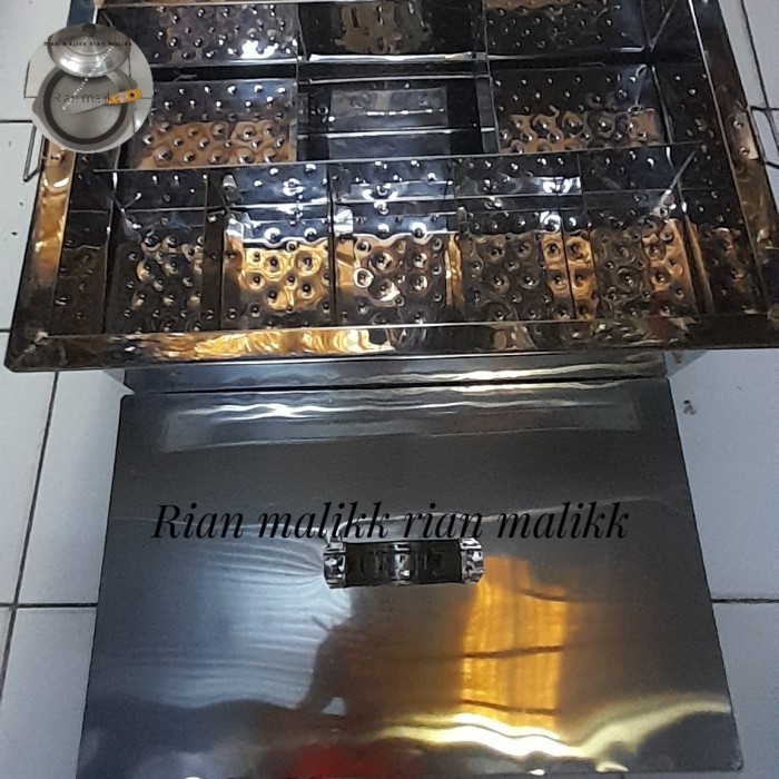 BISA GOSEND Dandang bakso Malang kotak sekat 7 panci bakso malang kotak stainless