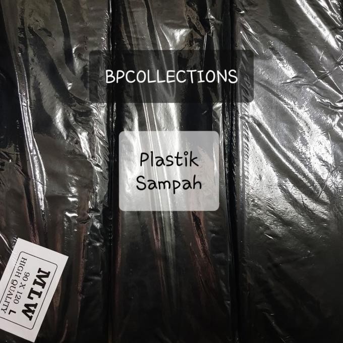 1 BALL KANTONG PLASTIK SAMPAH MLW 50x75 60x100 90X120 TRASH BAG GROSIR
