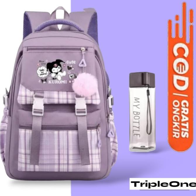 TAS KUROMI RANSEL ANAK PEREMPUAN SD SMP REMAJA KUALITAS PREMIUM