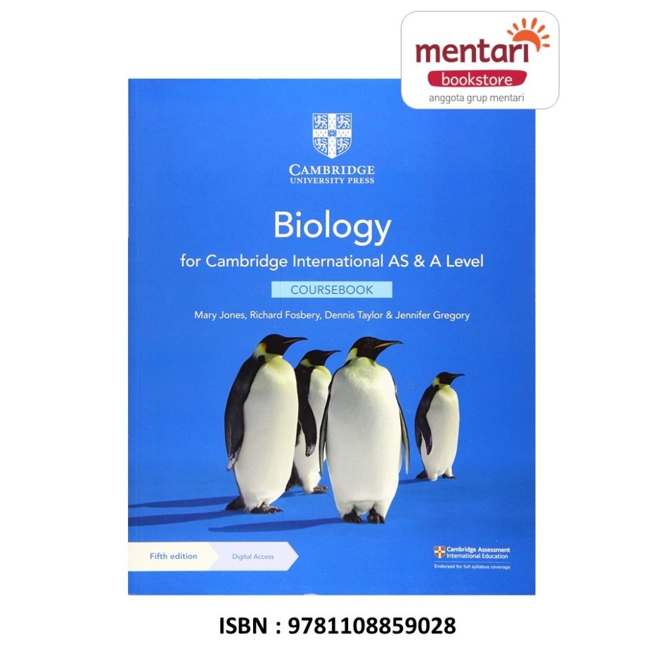 

TERBARU Cambridge International AS & A Level Biology Coursebook with Digital BISA GRAB!