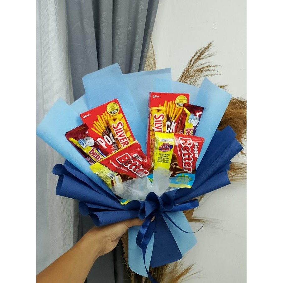 Bouquet snack coklat bucket snack wisuda bucket snack ulang tahun