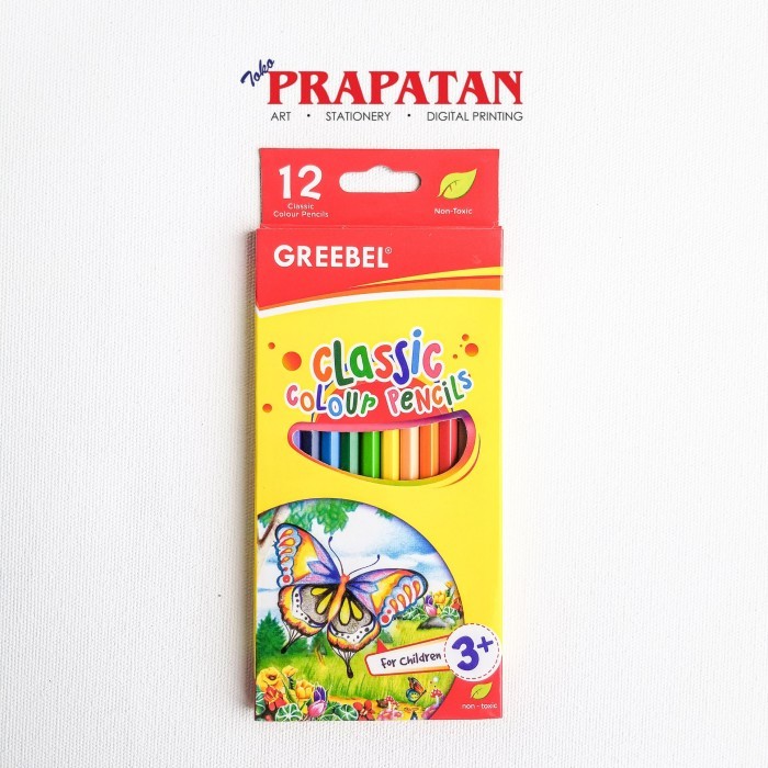 

Pensil Warna Greebel 12 Warna / Classic Colour Pencils