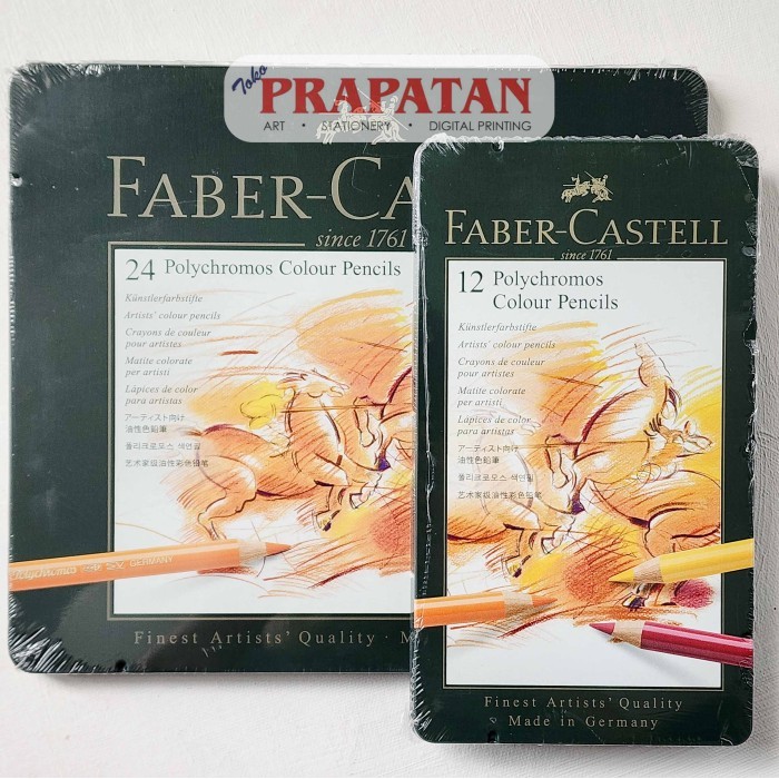

Pensil Warna Faber Castell Polychromos Tin Case | Color Pencils | Finest Artist Quality