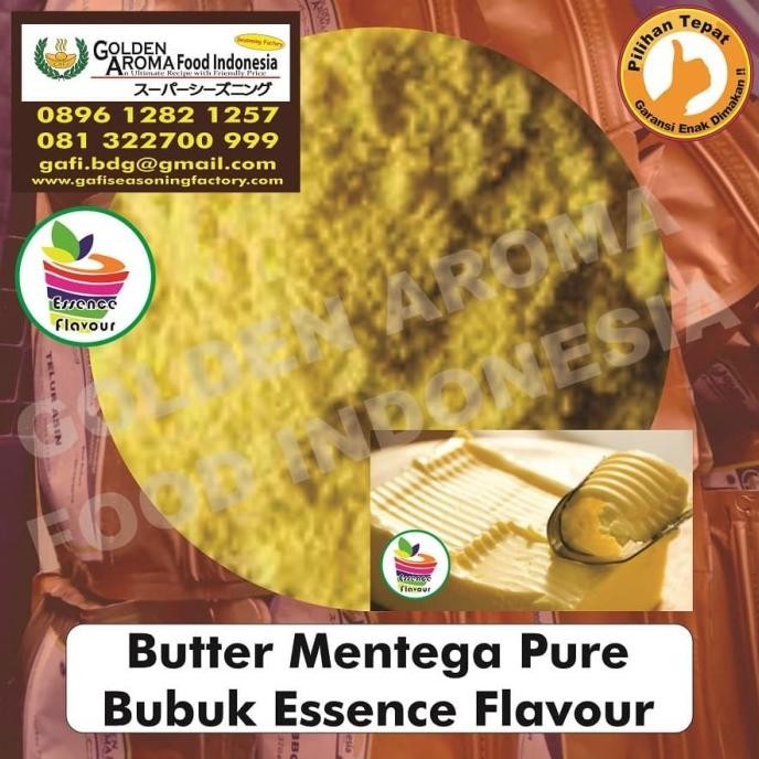

BARU BUBUK MENTEGA PURE 500 GR ESSEN FLAVOR EKSTRAK BUTTER POWDER GAFI