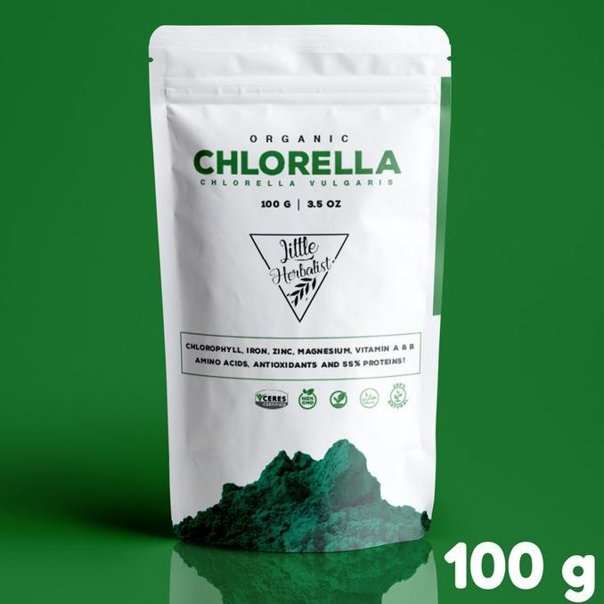 

BARU BUBUK CHLORELLA ORGANIK / ORGANIC CHLORELLA POWDER - 100 GRAMS