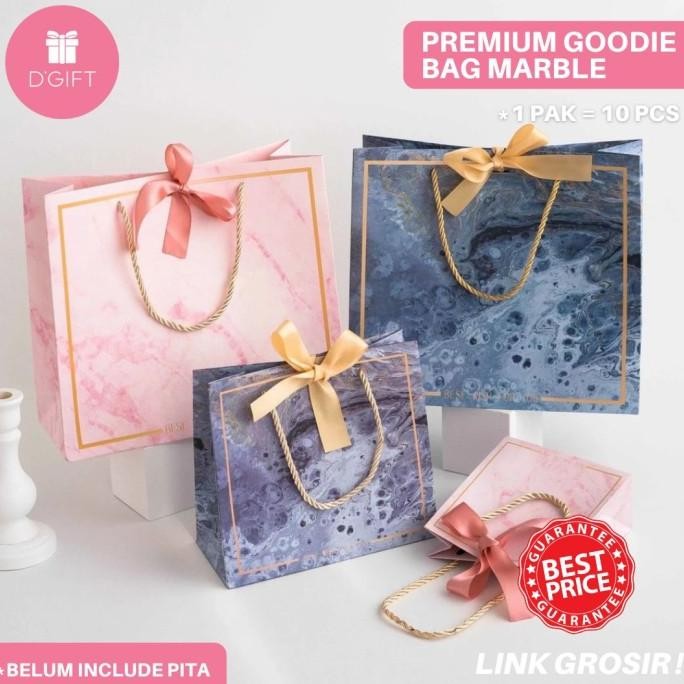 Grosir(10Pcs)Paper Bag Kado Shopping Bag Tas Kertas Goodie Bag Hampers