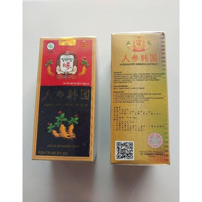 

Discount Ginseng Korea Kapsul Herbal Pegel Linu Asli, Tidak Asli Uang Kembali