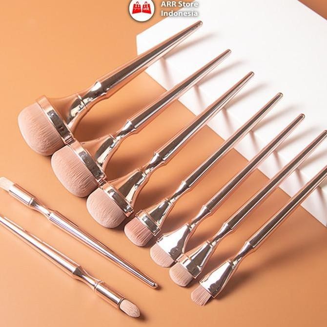 

BARU MAKE UP BRUSH SET 9 PCS BRUSH POWDER FOUNDATION BEAUTY TOOL KUAS MAKE UP KOSMETIK BEAUTY BRUSH MAKE UP TOOL - PW 0009