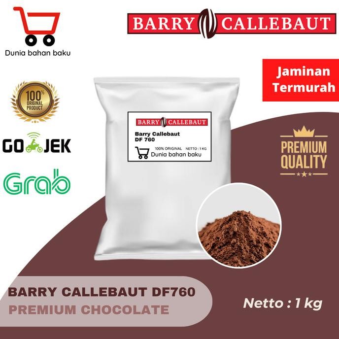 

BARU PURE COCOA POWDER BARRY CALLEBAUT. BUBUK COKLAT MURNI 760 1 KG