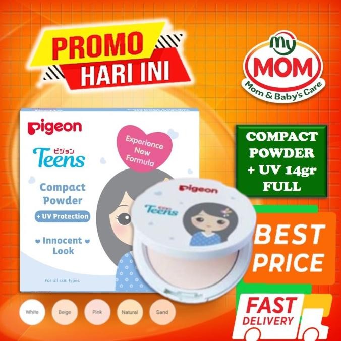 

BARU PIGEON TEENS COMPACT POWDER + UV PROTECTION 14GR FULL KACA