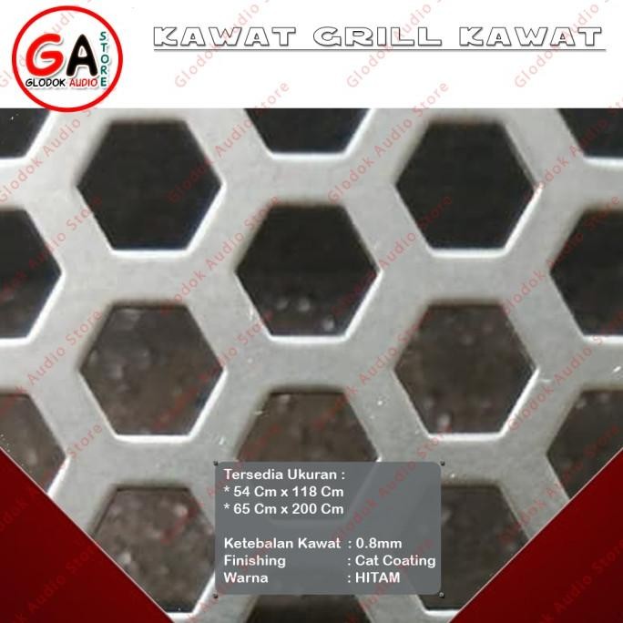 Plat Kawat Ram Grill Speaker Import Kualitas Terbaik / TERMURAH Terlaris