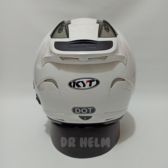 HELM KYT GALAXY SLIDE POLOS PUTIH Terlaris