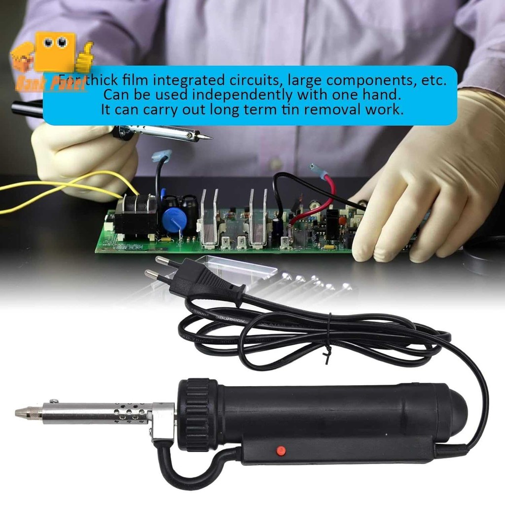 WALFRONT Vacuum Solder Sucker Desoldering Suction Pump Iron Gun Tin - BBT-680